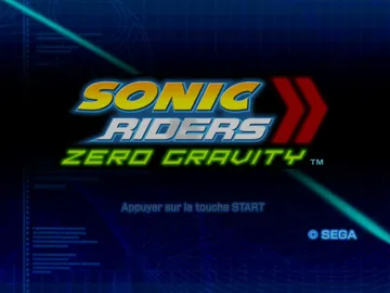 Sonic Riders - Zero Gravity screen shot title